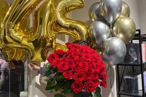 Игоревна Геращенкова Елена — Композиция из воздушных шаров на 45тилетие. — Портфолио №19