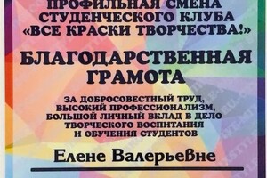 Диплом / сертификат №9 — Леушина Елена Валерьевна