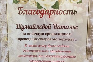 Диплом / сертификат №9 — Шумайлова Наталья Владимировна