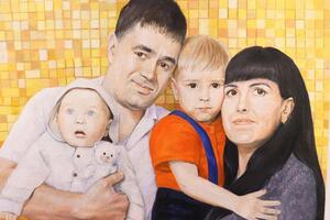 портрет по фото в разных техниках — Кабатова Наталья Александровна
