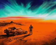 Mad Max. Работа выполнена в программе procreate — Скороход Александр Александрович