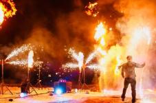 Пирооформление — Fire party show