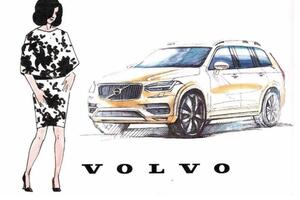 Художник на мероприятие для Volvo фэшн-скетч — «Художник на мероприятие» – творческое объединение