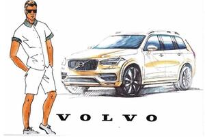 Художник на мероприятие для Volvo фэшн-скетч — «Художник на мероприятие» – творческое объединение