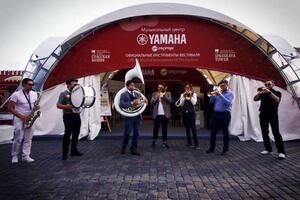 Выступление на стенде Yamaha Music в рамках фестиваля Спасская башня — Мосбрас