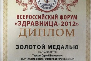 Диплом / сертификат №4 — Николаевич Терёхин Сергей