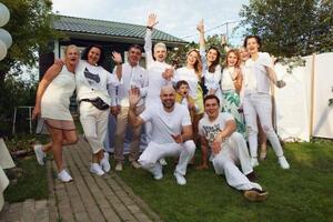 White party на юбилей под открытым небом! Было супер! — Подгорнов Андрей