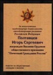 Диплом / сертификат №3 — Полтавцев Игорь