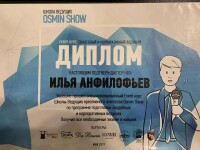 Диплом / сертификат №4 — Анфилофьев Илья Владиславович