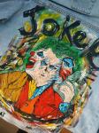 Роспись джинсовой куртки, JOKER ? — Ахмедбаева Тахмина Жамшидовна