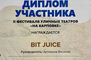 Диплом / сертификат №4 — Bit Juice