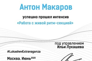 Диплом / сертификат №2 — Макаров Антон Николаевич