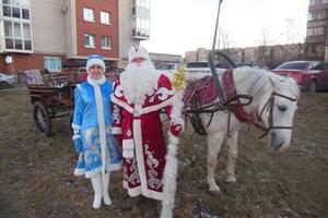 Дед Мороз и Снегурочка в Пушкине, Славянке, Колпино — Тур Сергей