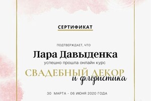 Диплом / сертификат №9 — Давыденка Лариса Владимировна