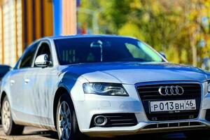 Урок вождения МКПП на AUDI A4 — Лазарев Евгений Вячеславович