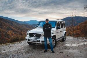 Участие в проекте G-Class Experience Center Sochi.; Сочи, Красная Поляна. Смотровая площадка село Медовеевка. — Лунин Андрей Александрович