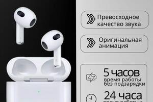 Разработка ИНФОГРАФИКИ; Наушники AIR PRO 3 — Батерякова Евгения Андреевна