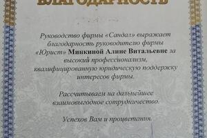 Юридическое сопровождение фирмы — Гонтарева Алина Витальевна