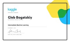 Машинное обучение, Kaggle — Богатский Глеб Кириллович