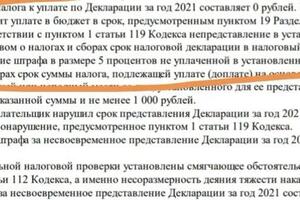 Списала налог с дохода от продажи недвижимости в сумме 350000, остался только штраф за несвоевременно отправленную... — Глазкова Наталья Михайловна