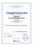 Диплом / сертификат №8 — Горбатых Василий Владимирович