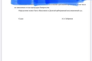 Списание долгов через процедуру банкротства. — Хараськина Юлия Владимировна