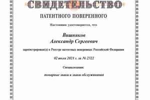 Диплом / сертификат №1 — ИП Вишняков Александр Сергеевич