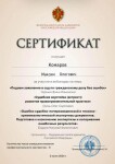 Диплом / сертификат №9 — Комаров Максим Олегович