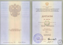 Диплом Омской академии МВД России (2008 г.) — Кузнецов Никита Владимирович