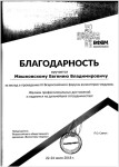 Диплом / сертификат №3 — Машковский Евгений Владимирович