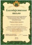 Диплом / сертификат №3 — Мищенко Андрей Сергеевич