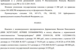 Представление интересов Генподрядчика в арбитражном суде — Макшеев Кирилл Александрович