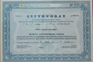 Диплом / сертификат №11 — ООО «Аудит-Эксперт»