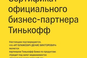 Диплом / сертификат №2 — Блажевич Денис Викторович