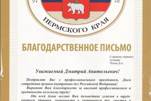 Диплом / сертификат №5 — Плющ Дмитрий Анатольевич