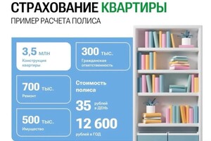 Паникаровская Виктория Евгеньевна — Это пример расчета стоимости полиса страхования квартиры от компании \