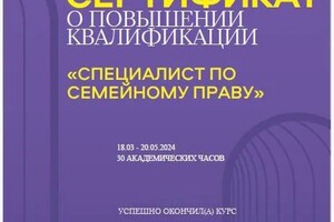 Диплом / сертификат №8 — Алексеев Александр Андреевич