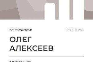 Диплом / сертификат №29 — Алексеев Олег Владимирович