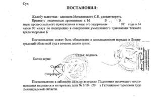 Добился в суде признания незаконным задержаниях по ч. 4 ст. 111 УК РФ. — Мегалинский Сергей Евгеньевич