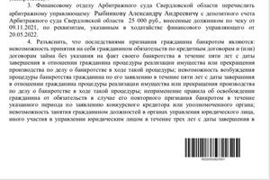 Определение суда о списании задолженности — Насонова Александра Игоревна