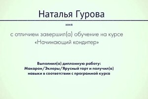 Диплом / сертификат №3 — Гурова Наталья Владимировна