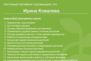 Диплом / сертификат №5 — Ковалева Ирина Владимировна