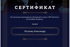 Диплом / сертификат №1 — Логунов Александр Михайлович