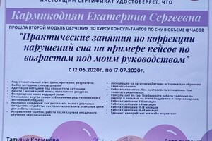 Кармикодиян Екатерина Сергеевна — Диплом / сертификат №2