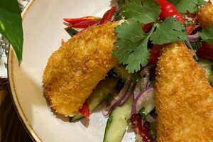 Куркин Александр Владиславович — Салат с жареным сулугуни — Портфолио №14