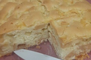 Шарлотка с клубникой и яблоками — Кулагина Светлана Алексеевна