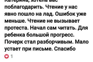 отзыв — Комарова Катерина Владимировна