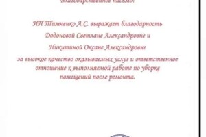 Диплом / сертификат №1 — Никитина Алина Александровна