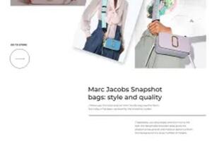 Дизайн лендинга Marc Jacobs — Ямутин Леонид Сергеевич