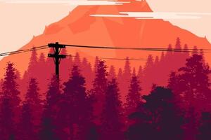 Как то раз наткнулся на арты по firewatch и был весьма ими вдохновлен, так что решил сделать свой. — Щербаков Илья Сергеевич